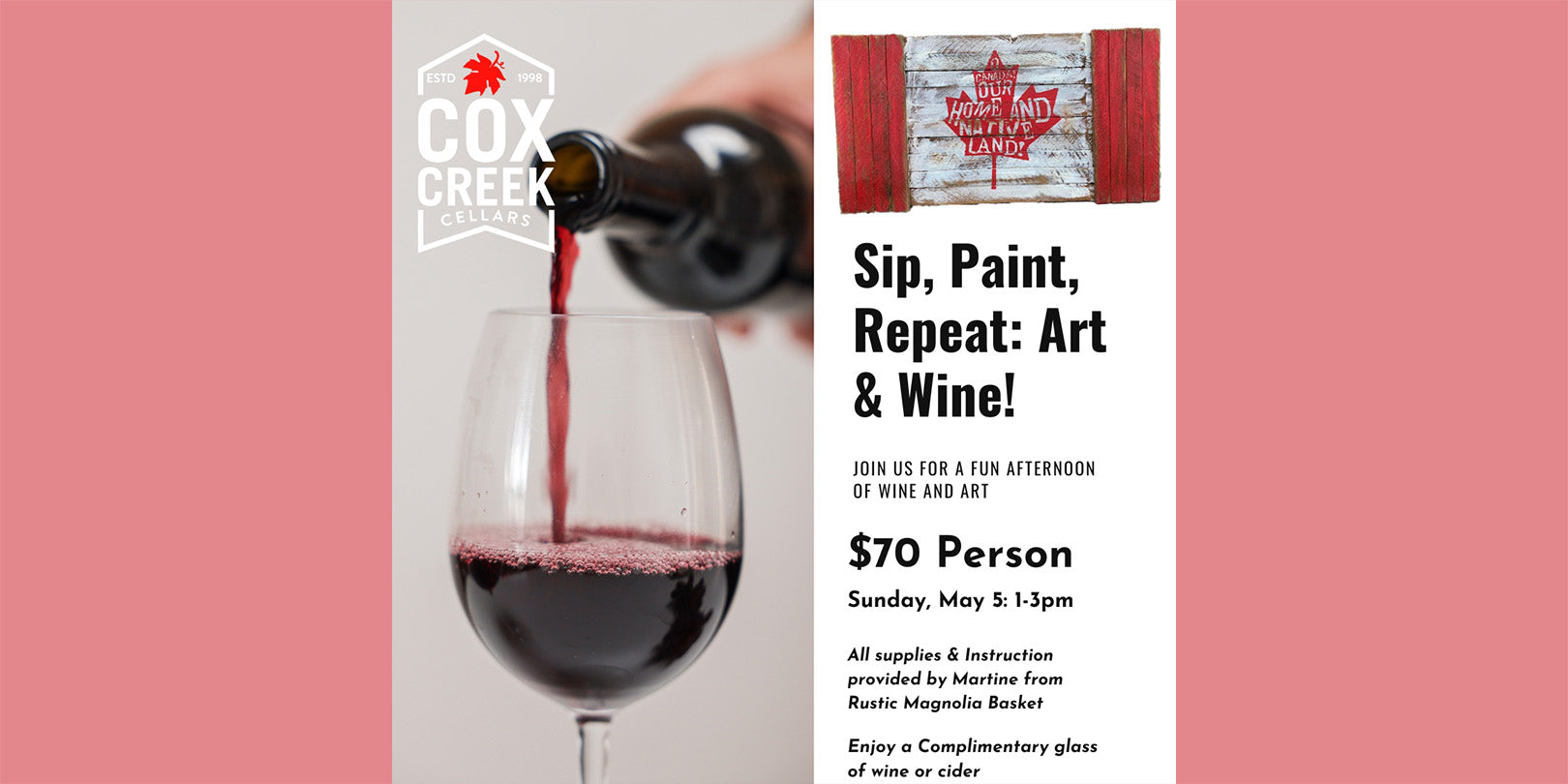 Sip and Paint in May