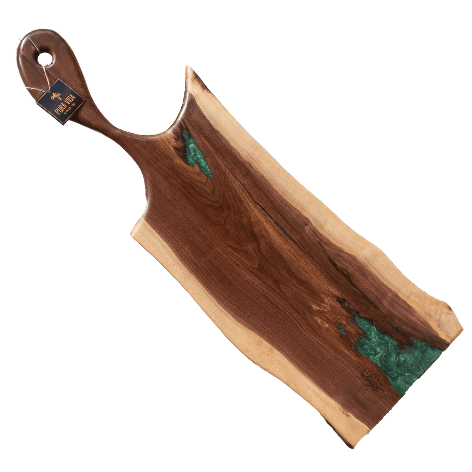 Green Medium Charcuterie Board | Pura Vida Woodworking